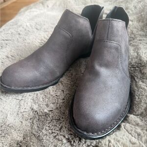 Born Women's brownish-gray Ankle Booties